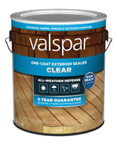 Valspar VL1028069-16 Exterior Sealer, Clear, Liquid, 1 gal